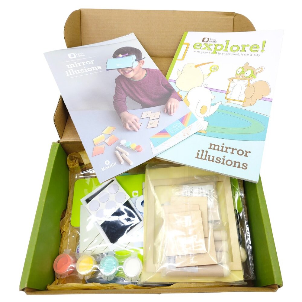 KiwiCo Kiwi Crate Mirror Illusions Science & Art Kit